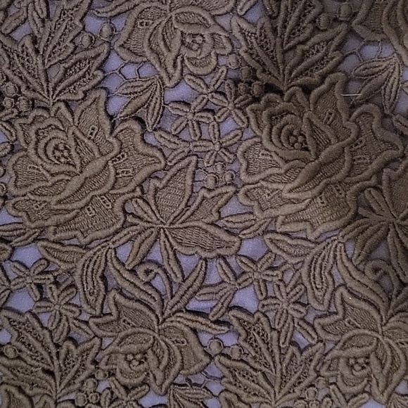 ELIE TAHARI BLACK LACE SKIRT - Picture 2 of 6